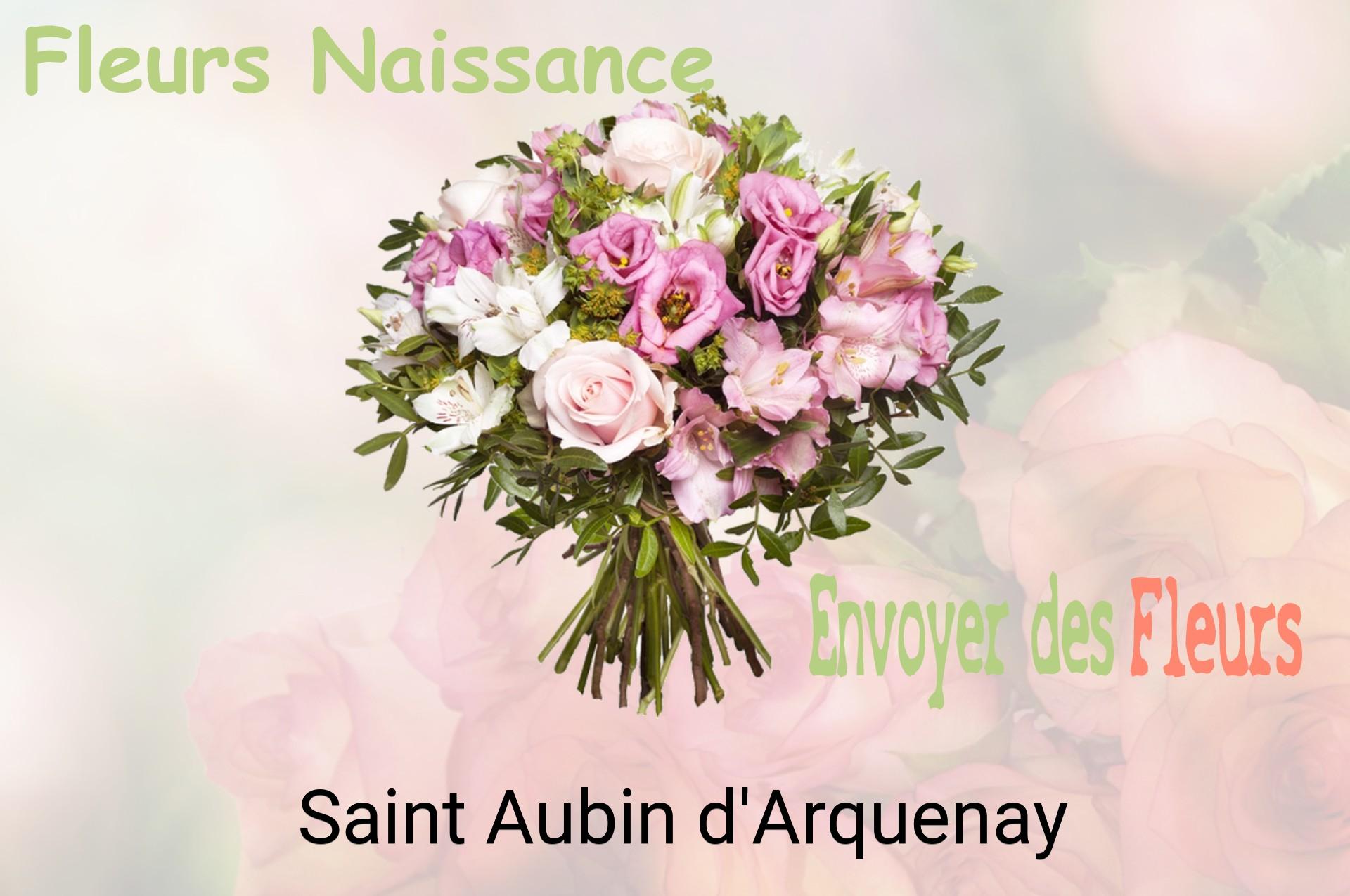 Bouquet de fleurs de naissance livré à Saint-Aubin-d'Arquenay